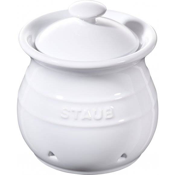 STAUB STORAGE Pojemnik do przechowywania czosnku / 500 ml / biały / ceramika