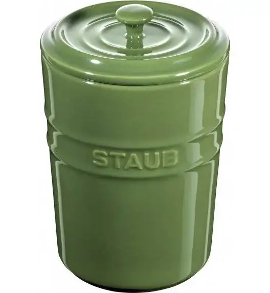 STAUB STORAGE Pojemnik do przechowywania / 1 l / zielony / ceramika