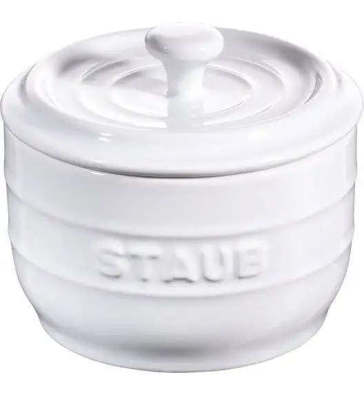 STAUB STORAGE Pojemnik na sól / 250 ml / biały / ceramika
