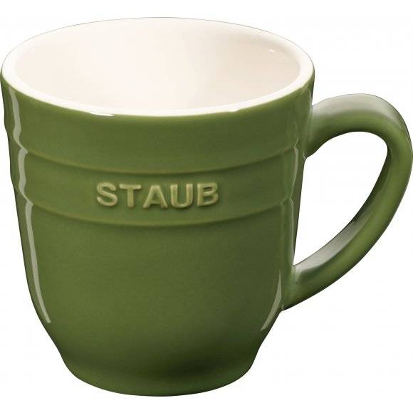 STAUB SERVING Kubek ceramiczny / 350 ml / zielony / ceramika