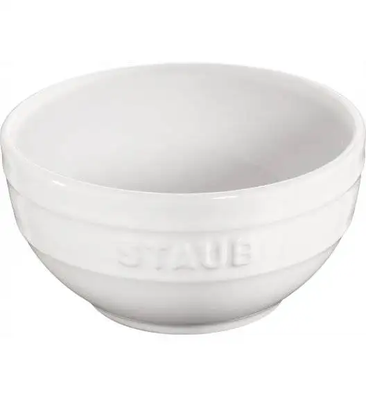 STAUB SERVING Miska okrągła / Ø 12 cm / 0,4 l / biały / ceramika