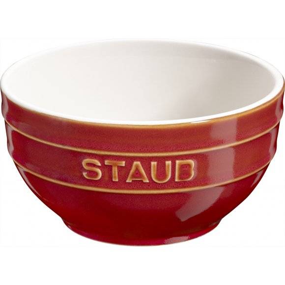 STAUB SERVING Miska okrągła / Ø 14 cm / 0,7 l / kasztanowy / ceramika