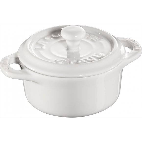 STAUB GIFT GIVING Garnek okrągły do serwowania / 200 ml / biały / ceramika