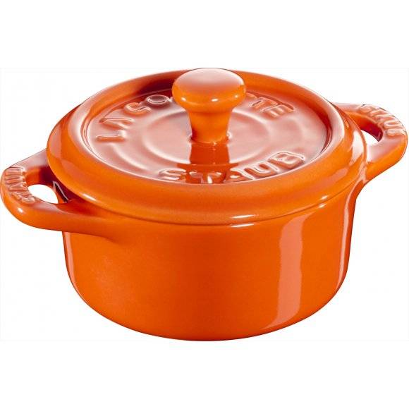 STAUB GIFT GIVING Garnek okrągły do serwowania / 200 ml / pomarańczowy / ceramika