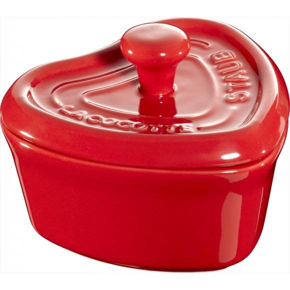 STAUB GIFT GIVING Garnek do serwowania serce / 200 ml / czerwony / ceramika