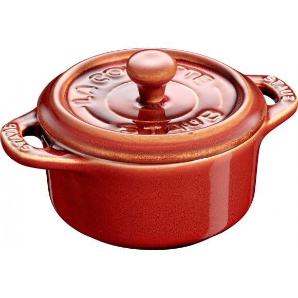 STAUB GIFT GIVING Garnek okrągły do serwowania / 200 ml / kasztanowy / ceramika