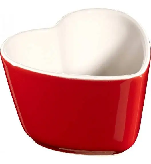 STAUB XS-MINIS Ramekin w kształcie serca / 2 sztuki / 100 ml / czerwony / ceramika