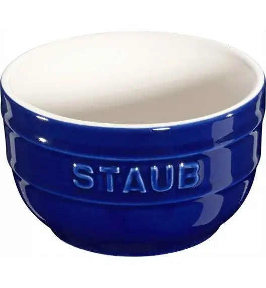 STAUB XS-MINIS Ramekin okrągły / 2 sztuki / 200 ml / niebieski / ceramika