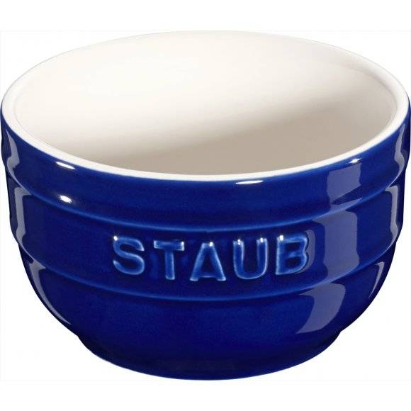 STAUB XS-MINIS Ramekin okrągły / 2 sztuki / 200 ml / niebieski / ceramika
