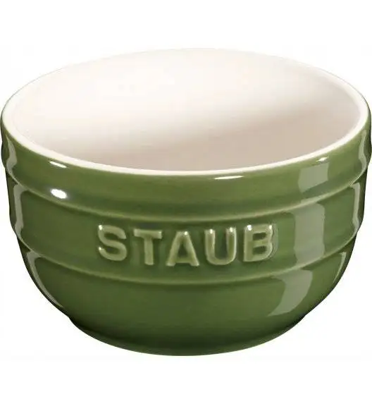 STAUB XS-MINIS Ramekin okrągły / 2 sztuki / 200 ml / zielony / ceramika