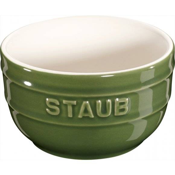 STAUB XS-MINIS Ramekin okrągły / 2 sztuki / 200 ml / zielony / ceramika