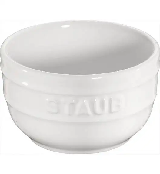 STAUB XS-MINIS Ramekin okrągły / 2 sztuki / 200 ml / biały / ceramika