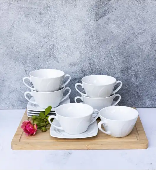 LUBIANA CELEBRATION Serwis obiadowo-kawowy 220 el / 24 os / porcelana