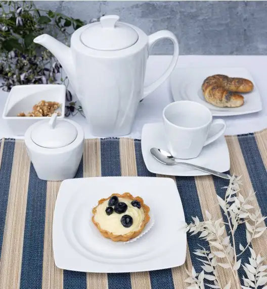 LUBIANA CELEBRATION Serwis obiadowo-kawowy 220 el / 24 os / porcelana