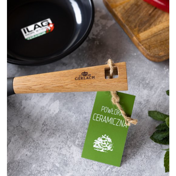GERLACH NATUR EVO Patelnia z powłoką ceramiczną ILAG® Non-Stick / 20 cm