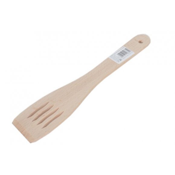 WOODEN KITCHEN Łopatka drewniana ażurowa / 30 cm / drewno