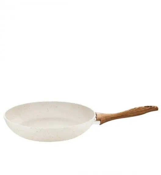 AMBITION NATURE Patelnia z powłoką nieprzywierającą Ø28 cm + pokrywka uniwersalna 28 cm / indukcja