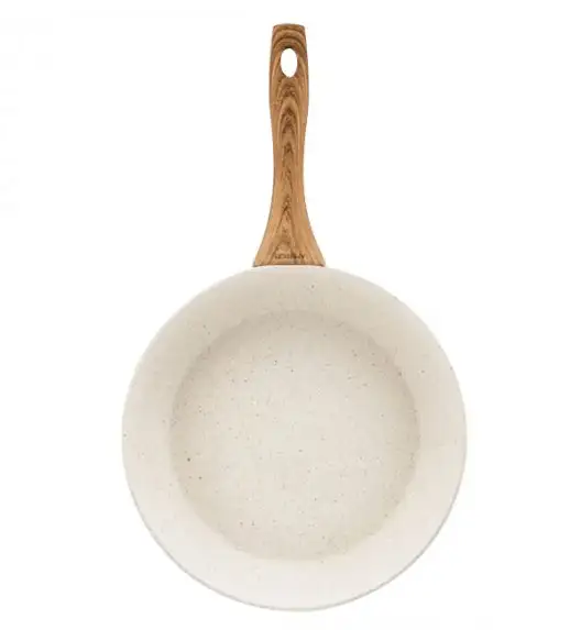 AMBITION NATURE Patelnia z powłoką nieprzywierającą Ø28 cm + pokrywka uniwersalna 28 cm / indukcja