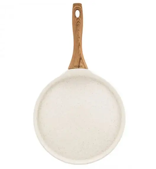 AMBITION NATURE Komplet patelni z powłoką nieprzywierającą Ø20, 24, 28 cm + pokrywki uniwersalne + patelnia naleśnikowa Nature 28 cm / indukcja