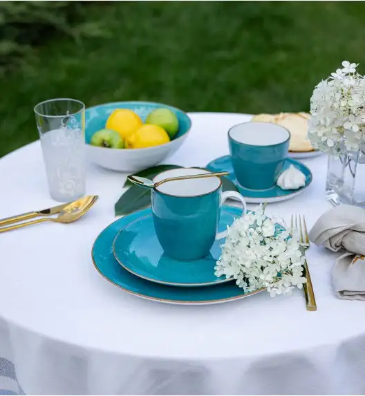 LUBIANA BOSS 6630L Kubek 380 ml 12 os / 12 el / morski / porcelana ręcznie malowana