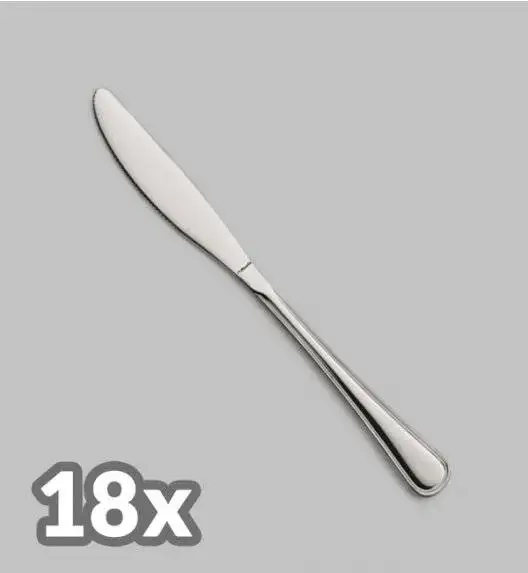 AMEFA BOLOGNA Sztućce UE 18x Nóż stołowy LUZ / połysk
