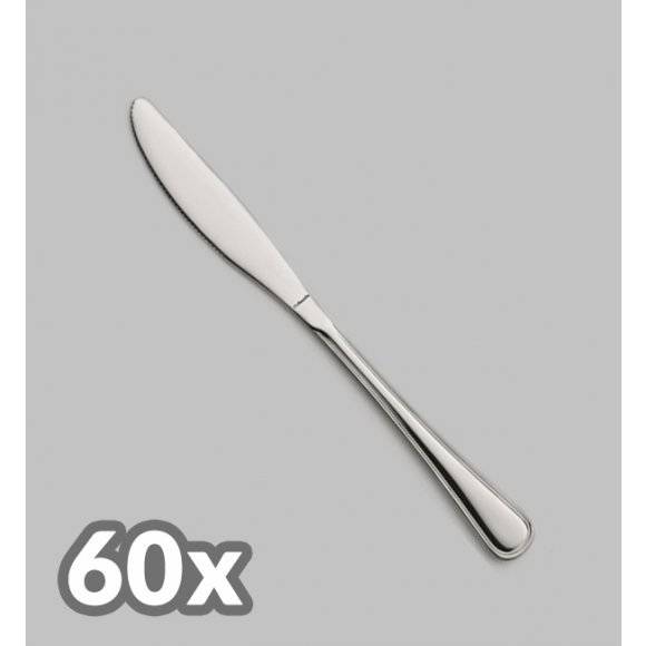 AMEFA BOLOGNA Sztućce UE 60x Nóż stołowy LUZ / połysk