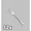 AMEFA BOLOGNA Sztućce UE 12x Widelczyk do ciasta LUZ / połysk