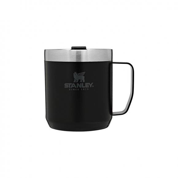 STANLEY CLASSIC Kubek termiczny z pokrywką / 350 ml / czarny / stal nierdzewna, tworzywo sztuczne