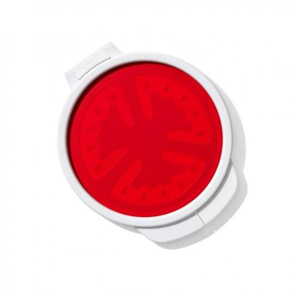 OXO GOOD GRIPS Pojemnik osłonka do pomidora / czerwony, biały / tworzywo sztuczne