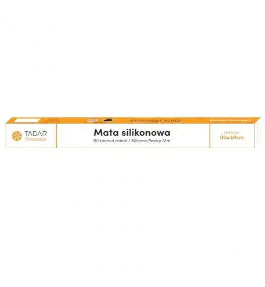 TADAR SILCO Stolnica / mata 40 x 60 cm / silicon / czarna