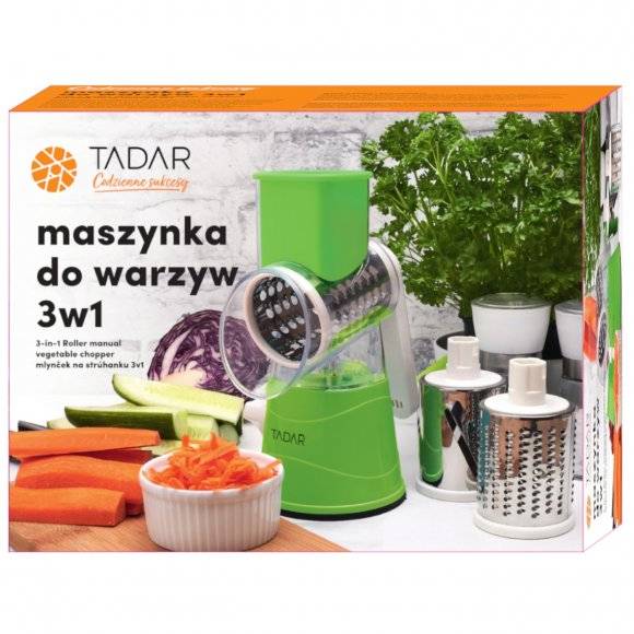 TADAR Szatkownica do warzyw 3w1