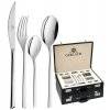 Gerlach Flames Sztućce Komplet 136 el walizka / 24 osoby / połysk
