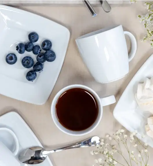 LUBIANA VICTORIA 6 x Filiżanka 200 ml + spodki / 12 el / porcelana