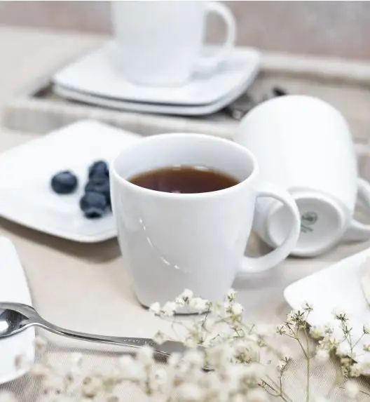 LUBIANA VICTORIA 6 x Filiżanka 200 ml + spodki / 12 el / porcelana