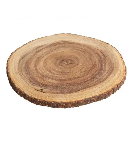 WYPRZEDAŻ! ZASSENHAUS Okrągła deska do serwowania z drewna akacjowego ⌀ 45 cm / FreeForm
