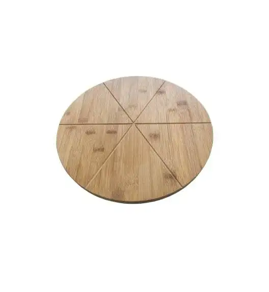TADAR Deska do serwowania pizzy ø 33 cm / drewno bambusowe