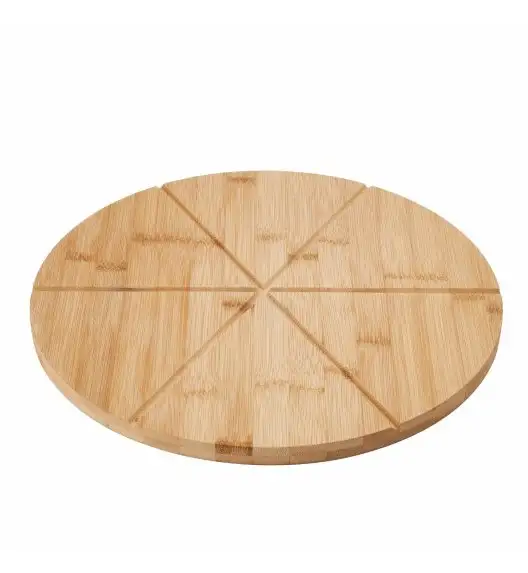 TADAR Deska do serwowania pizzy ø 33 cm / drewno bambusowe
