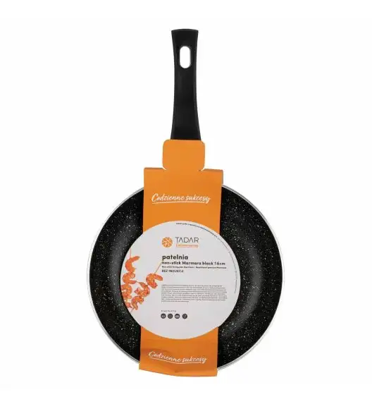 TADAR MARMARA BLACK Patelnia z powłoką non-stick 16 cm