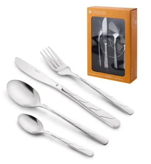 TADAR SONO Sztućce Komplet 24 el pudełko / 6 osób / połysk