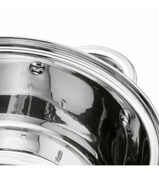 TADAR LUZON Garnek z pokrywką / 6 l / Ø 24 cm / stal nierdzewna, szkło 