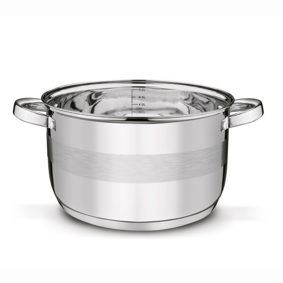 TADAR ROGER Garnek 5 L / Ø24 cm / stal nierdzewna / indukcja