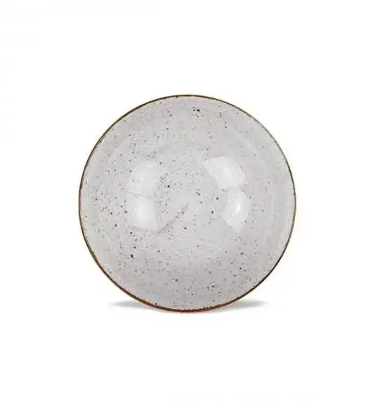 LUBIANA BOSS 6630Z Komplet salaterek 15 cm / 6 os / 6 el / szara / porcelana ręcznie malowana