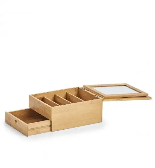 ZELLER Pudełko / organizer na drobiazgi / drewno bambusowe