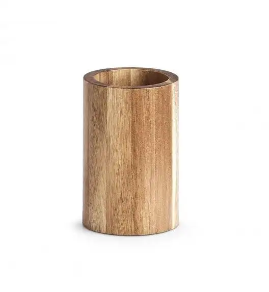 ZELLER AKACJA Kubek łazienkowy 11 cm / drewno akacjowe