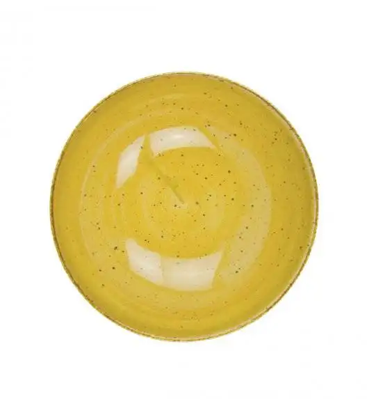 LUBIANA BOSS 6630J Salaterka 21 cm / żółta / porcelana ręcznie malowana