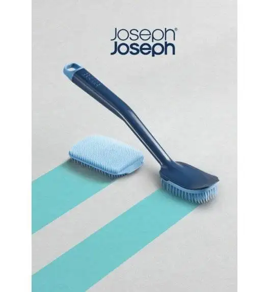 JOSEPH JOSEPH CLEAN TECH Szczotka do naczyń + zapas / niebieska