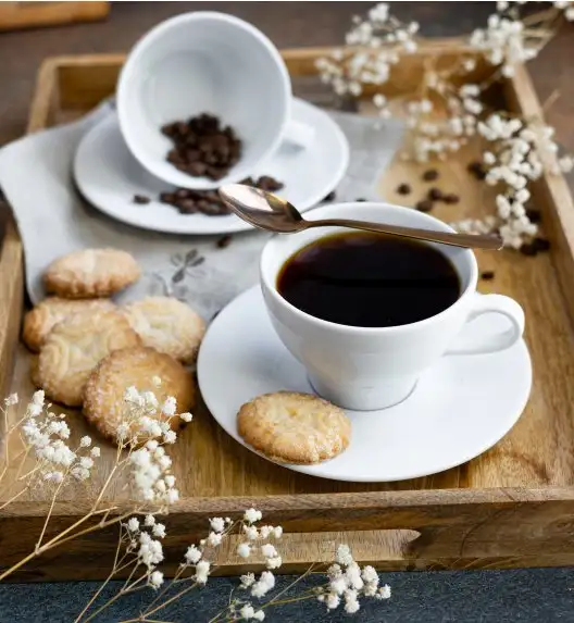 LUBIANA PAULA Komplet filiżanka 290 ml + spodek 17 cm / 12 os / 24 el 