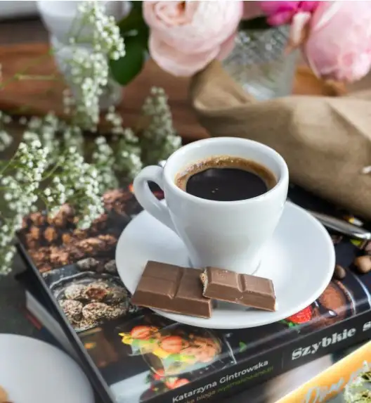 LUBIANA PAULA Filiżanka do espresso 70 ml + spodek 12 cm / porcelana