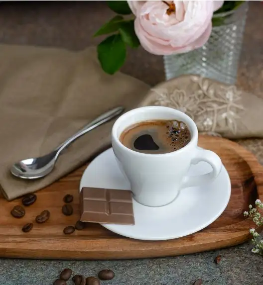 LUBIANA PAULA Filiżanka do espresso 70 ml + spodek 12 cm / porcelana