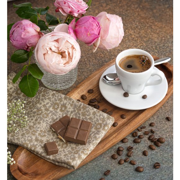 LUBIANA PAULA Komplet filiżanka do espresso 70 ml + spodek 12 cm / 6 os / 12 el / porcelana